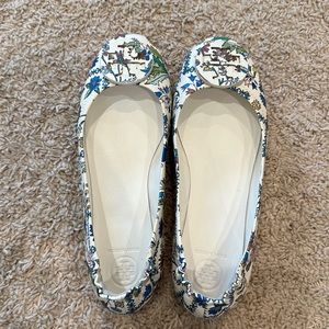 Tory Burch Minnie Travel Ballet Floral